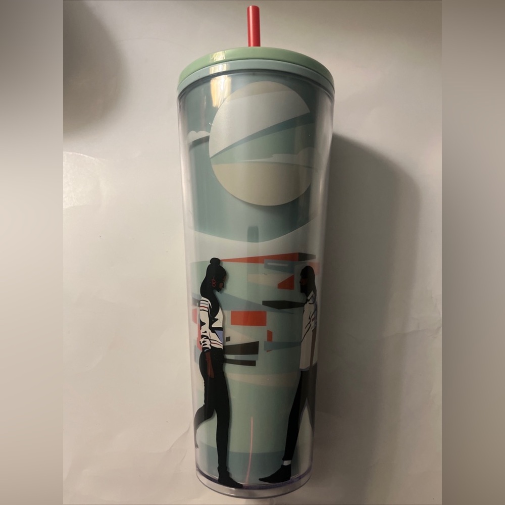 Starbucks + Lou 2024 Black History Month Damon Brown Venti Tumbler 24oz Used